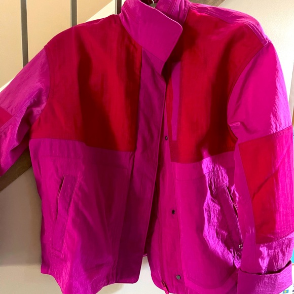 Lululemon Water Repellent Mesh Jacket sz6 fuchsia - Picture 4 of 10